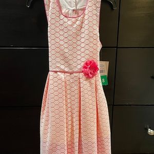 NWT size 8 coral/ pink dress - stunning